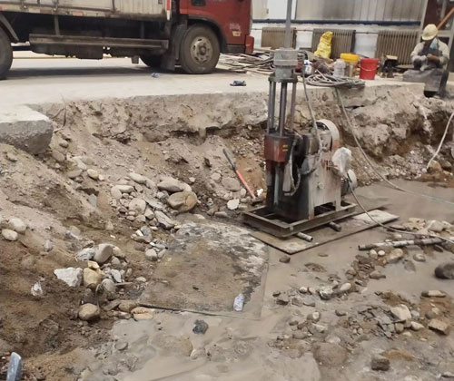 什运乡公路下沉压浆